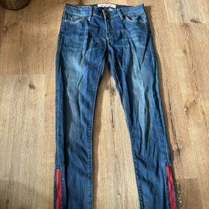 Etienne Marcel Signature Ankle Zip Blue Jeans Size‎ 28